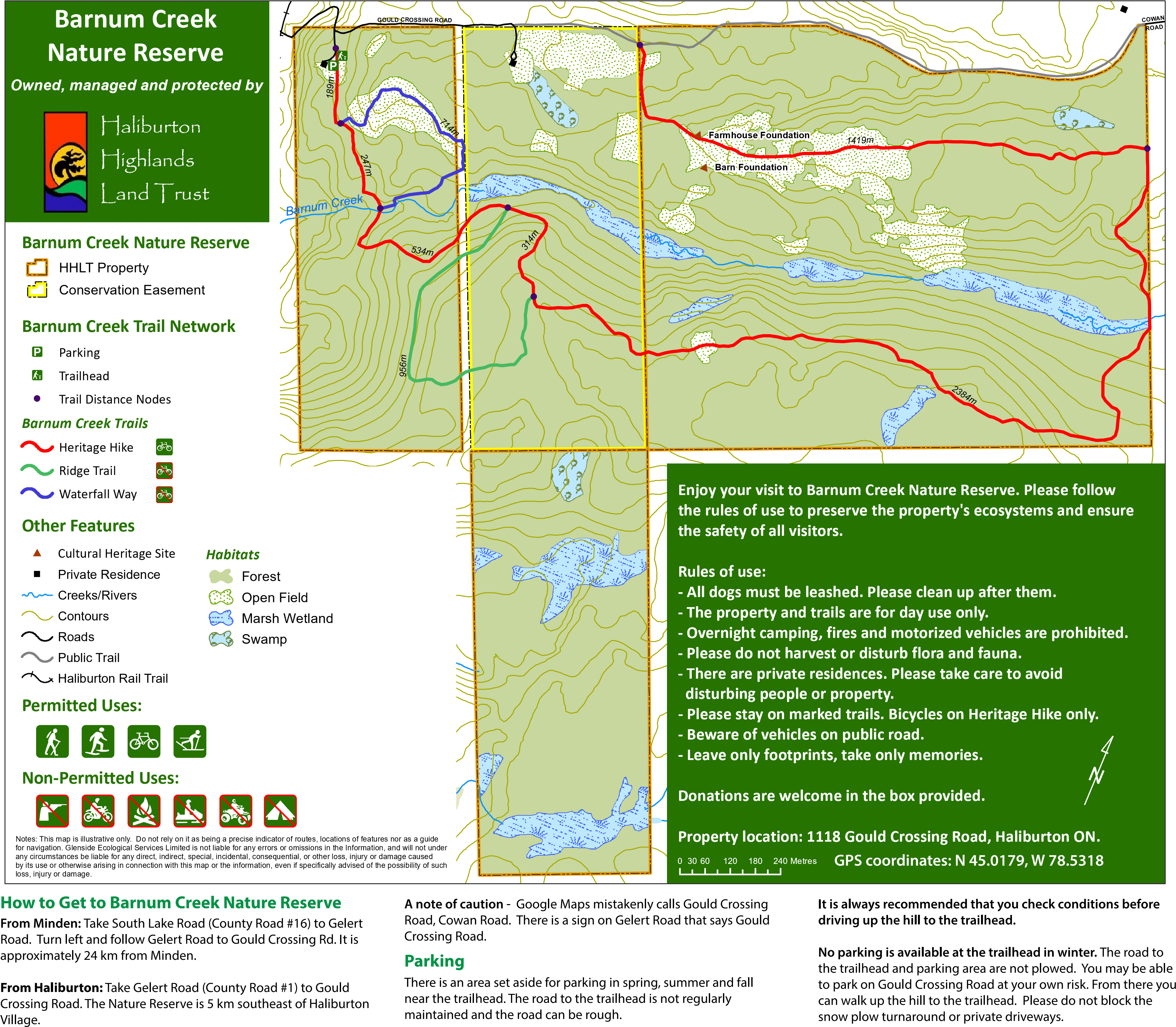 Barnum Trail Map